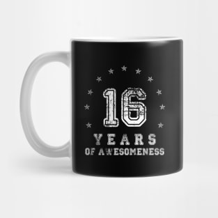 Vintage 16 years of awesomeness Mug